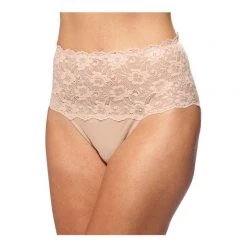 Kayser Cotton And Lace Full Brief '465' Beige