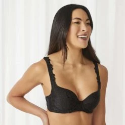 Bendon Damask Contour Underwire Bra Black 7 Bendon Damask Contour Underwire Bra Black -women's clothing Sales 155784 C 0001 00 3