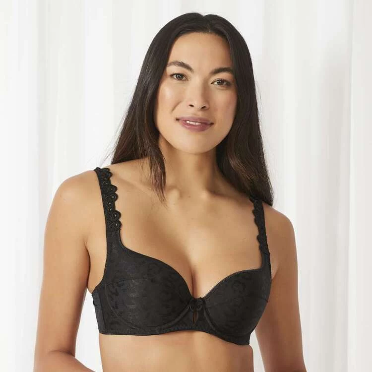 Bendon Damask Contour Underwire Bra Black 4 Bendon Damask Contour Underwire Bra Black - Image 2