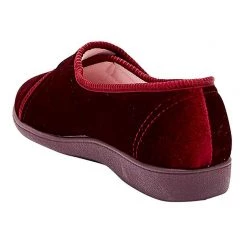 Grosby Lillian Velour Slippers Wine -women's clothing Sales 406248 C 0502 35 2