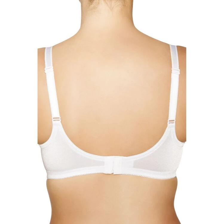 Triumph Embroidered Minimiser Underwire Bra White 3 Triumph Embroidered Minimiser Underwire Bra White