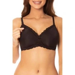 Triumph Gorgeous Mama Lace Maternity Bra Black -women's clothing Sales 433277 C 0001 00 2