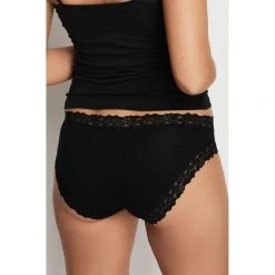 Jockey Parisienne Cotton Bikini Black