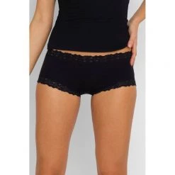 Jockey Parisienne Cotton Boyleg Black -women's clothing Sales 538441 C 0001 00 2