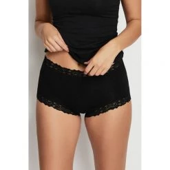Jockey Parisienne Cotton Full Brief Black -women's clothing Sales 538446 C 0001 00