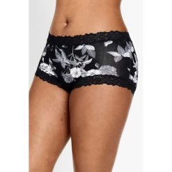 Jockey Parisienne Print Full Brief Black White -women's clothing Sales 543612 C 1001 25 2