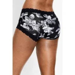 Jockey Parisienne Print Full Brief Black White -women's clothing Sales 543612 C 1001 25 3