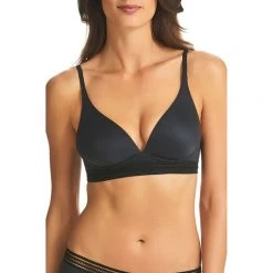 Fine-Lines Super Soft Convertible T-Shirt Wirefree Bra Black -women's clothing Sales 558453 C 0001 00