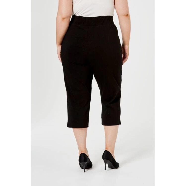 Khoko Plus Bengaline Pants Black 4 Khoko Plus Bengaline Pants Black - Image 2