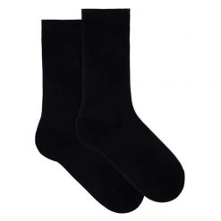 Underworks Plain Model Socks 2 Pack Black -women's clothing Sales 570240 C 0001 00 2