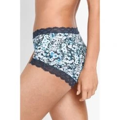 Jockey Parisienne Vintage Print Full Brief Blue -women's clothing Sales 570851 C 0400 00 2