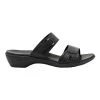 Hush Puppies Acacia Multi Strap Wedge Heel Black