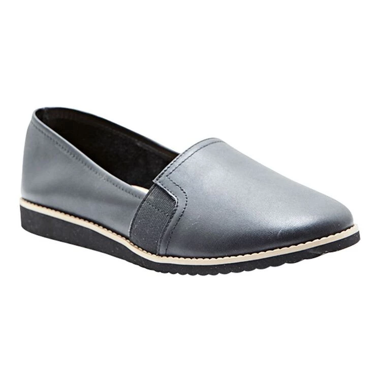 Hush Puppies Daffodil Side Elastic Slip On Black 4 Hush Puppies Daffodil Side Elastic Slip On Black - Image 2