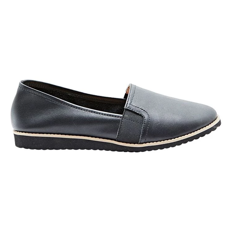 Hush Puppies Daffodil Side Elastic Slip On Black 6 Hush Puppies Daffodil Side Elastic Slip On Black - Image 4