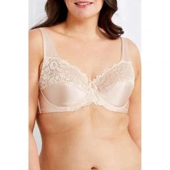 Sash & Rose Lace Underwire Minimiser Bra 2 Pack Black & Nude