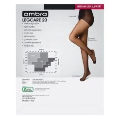 Ambra Legcare Support Tights Black
