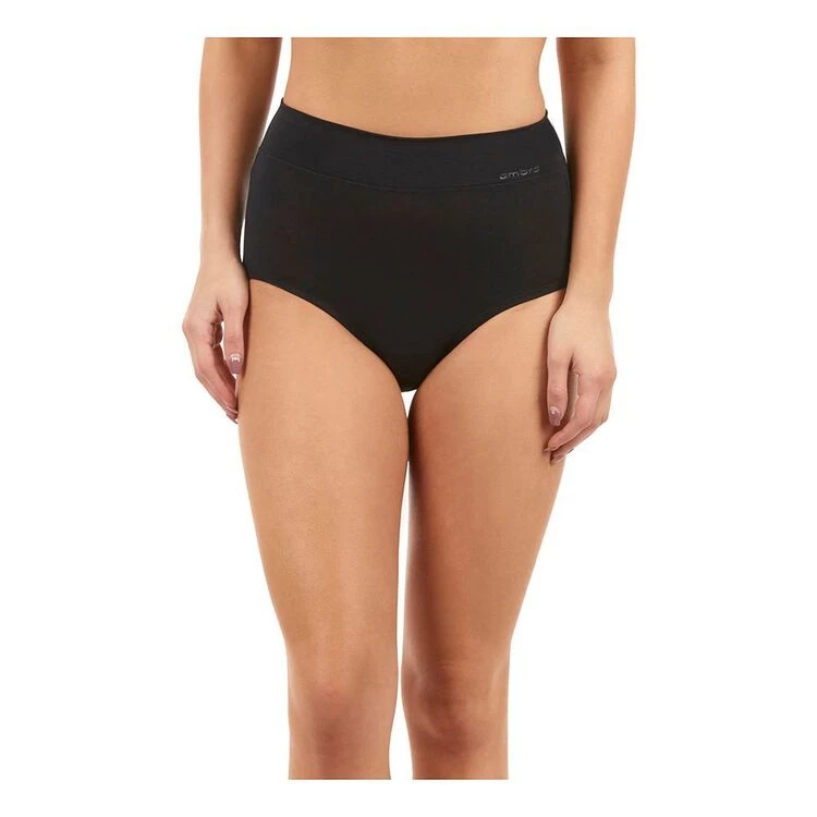 Ambra Smooth Lines Full Brief 2 Pack Black 5 Ambra Smooth Lines Full Brief 2 Pack Black - Image 3