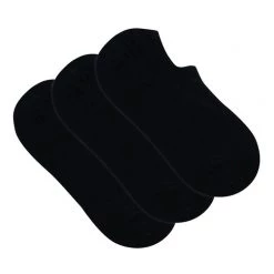 Underworks Sneaker Socks 3 Pack Black