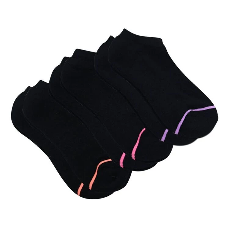 Underworks Sports No Show Socks 3 Pack Black 3 Underworks Sports No Show Socks 3 Pack Black
