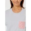 Sash & Rose Flannelette Tee PJ Set Pink & Multicoloured -women's clothing Sales 601843 C 1650 00 4