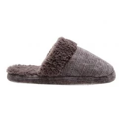 Sash & Rose Polly Cuff Slide On Slipper Grey 9 Sash & Rose Polly Cuff Slide On Slipper Grey -women's clothing Sales 602489 C 0020 00