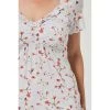 Jane Lamerton Floral Top White & Pink -women's clothing Sales 607666 C 0100 56 4