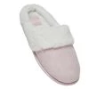 Sash & Rose Women's Plush Slipper Blush
