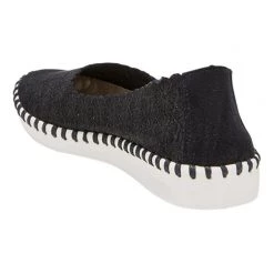 Bellisimo Painter Women's Leather Slip On Casual Shoe With Flexi Outsole Black -women's clothing Sales 611238 C 0001 00 2