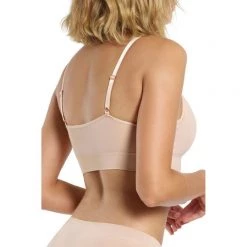 Ambra Bondi Bare Longline Padded Bra Beige Pink