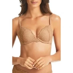 Fine-Lines Lace Push Up Bra Warm Beige -women's clothing Sales 613653 C 0250 29
