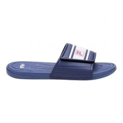 Fila Women's Franklin Slide III Navy & Pink -women's clothing Sales 614011 C 1411 78