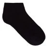 Underworks Ladies Eco Bamboo Sport Low Cut Socks 3 Pack Black