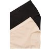 Sash & Rose Soft Touch Seamfree Midi 2 Pack Black & Beige -women's clothing Sales 615197 C 1005 12 2