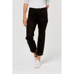 Khoko Collection Straight Leg Jean Black -women's clothing Sales 615518 C 0001 00