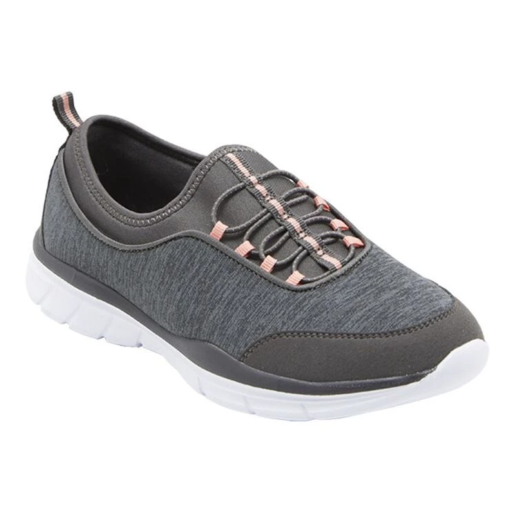 Diadora Cirrus Women's Runner Charcoal & Light Pink 4 Diadora Cirrus Women's Runner Charcoal & Light Pink - Image 2