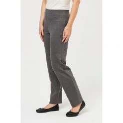 Savannah Straight Leg Ponte Pant Charcoal -women's clothing Sales 615926 C 0010 00 2