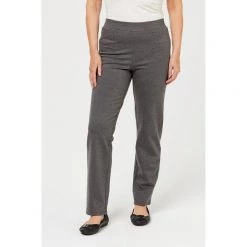 Savannah Straight Leg Ponte Pant Charcoal -women's clothing Sales 615926 C 0010 00