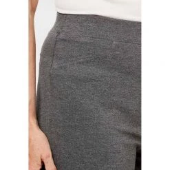 Savannah Straight Leg Ponte Pant Charcoal