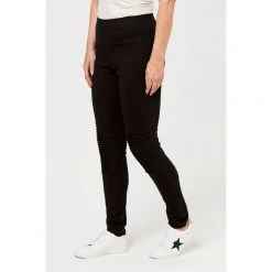 Khoko Collection Biker Ponte Pant Black -women's clothing Sales 615929 C 0001 00 2