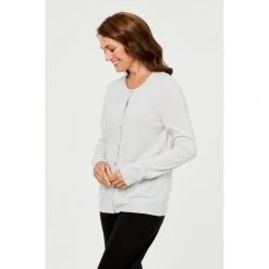 Savannah Soft Touch Cardigan Pale Grey 8 Savannah Soft Touch Cardigan Pale Grey -women's clothing Sales 616149 C 0050 43 2