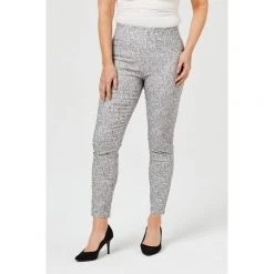 Khoko Smart Full Length Bengaline Pants Print -women's clothing Sales 616312 C 0965 53