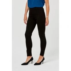 Khoko Smart Zip Ponte Pant Black -women's clothing Sales 616313 C 0001 00 2