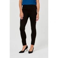 Khoko Smart Zip Ponte Pant Black -women's clothing Sales 616313 C 0001 00