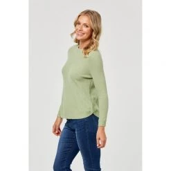 Khoko Basics Textured Knitwear Apple -women's clothing Sales 616446 C 0320 05 2