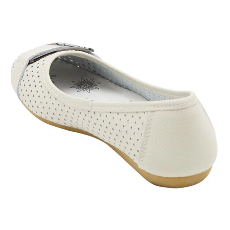 Savannah Petel Women's Leather Ballet Bone 5 Savannah Petel Women's Leather Ballet Bone - Image 3