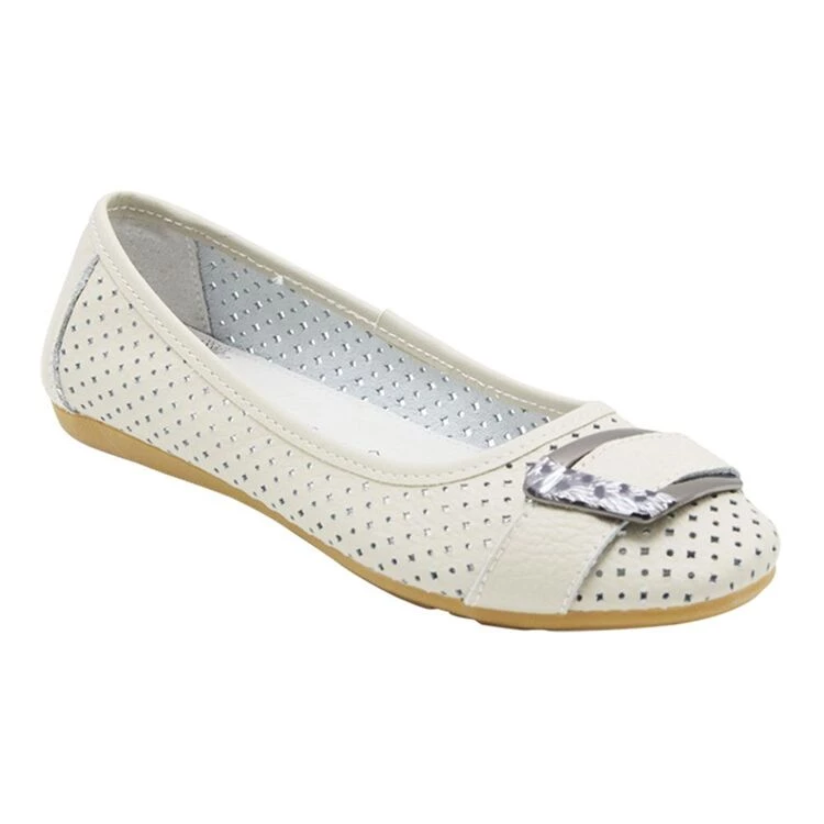 Savannah Petel Women's Leather Ballet Bone 4 Savannah Petel Women's Leather Ballet Bone - Image 2