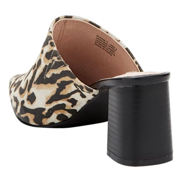Jane Lamerton Burnett Women's Mule Heel Leopard 5 Jane Lamerton Burnett Women's Mule Heel Leopard - Image 3