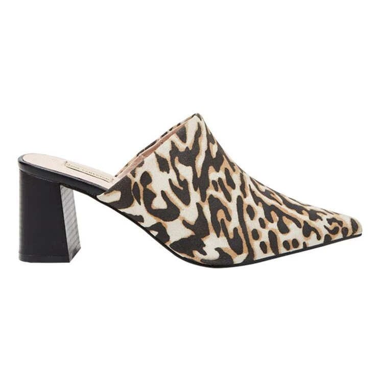 Jane Lamerton Burnett Women's Mule Heel Leopard 6 Jane Lamerton Burnett Women's Mule Heel Leopard - Image 4