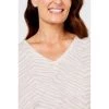 Khoko Plus Printed Cosy Top Oatmeal -women's clothing Sales 618745 C 0272 72 4