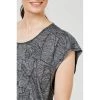 GR Giaan Rooney Sangria Tee Charcoal Marle -women's clothing Sales 619101 C 0060 07 4